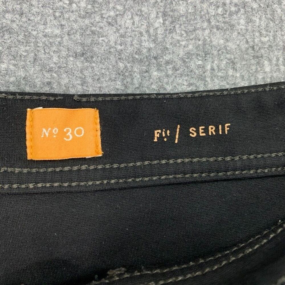 Pilcro Jeans Womens 30 Black Skinny Serif Cropped Stretchy Mid Rise 5 Pockets - Picture 5 of 13